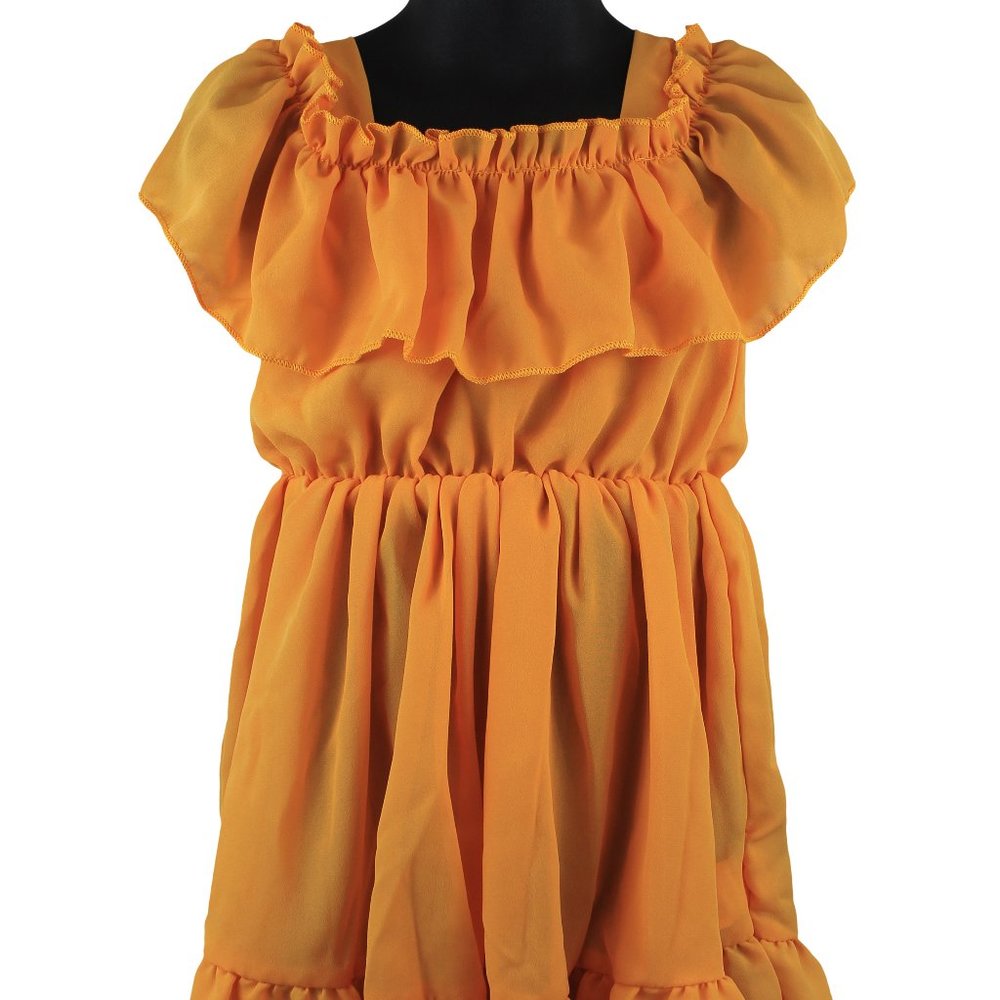 Mustard Yellow Toddler  Dress